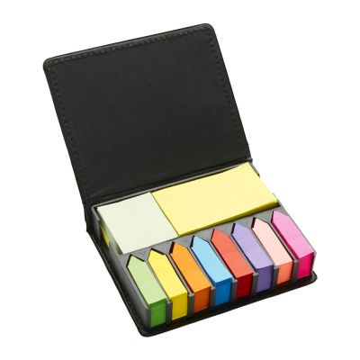 PIERCE - PU holder with sticky notes 