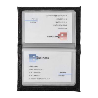 BETHANY - Bonded leather credit card holder