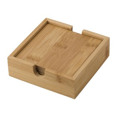 ARCHER - Bamboo coaster set 
