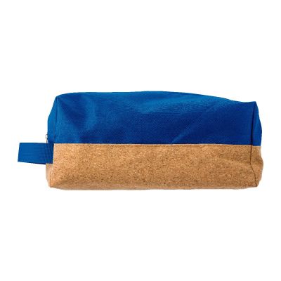 LYNN - Polyester and cork toilet bag 