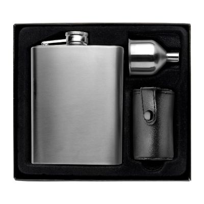 BRITTANY - Stainless steel hip flask 