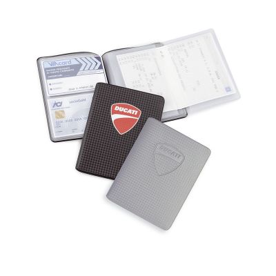 CARBON MOTO - 2-flap motorbike document holder