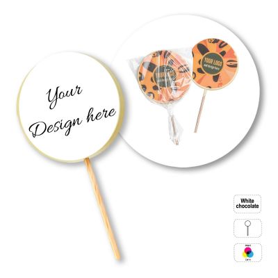 LOLLY FONT - white chocolate lollipop