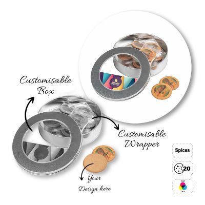 LOGO COOKIE - box of round biscuits, customisable