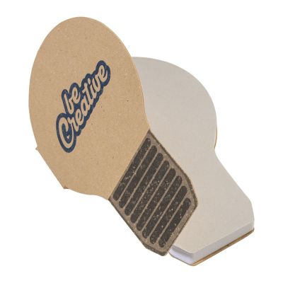 CREASTICK BULB ECO - custom sticky notepad