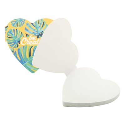CREASTICK HEART - custom sticky notepad