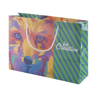 CREASHOP H - custom made paper shopping bag, horizontal