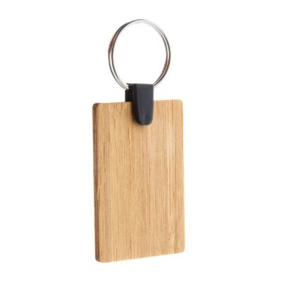 BAMBRY - bamboo keyring, rectangle