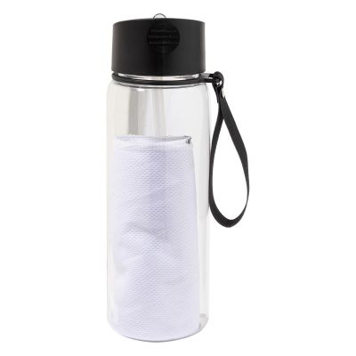 FITMAX - RPET sport bottle with towel