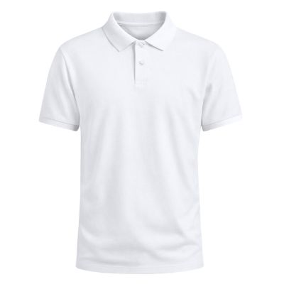 KOUPAN - Adult White Polo Shirt