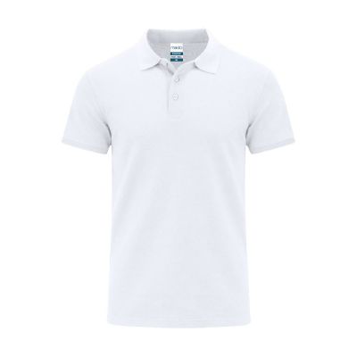 CHAPLIN - Adult White Polo Shirt