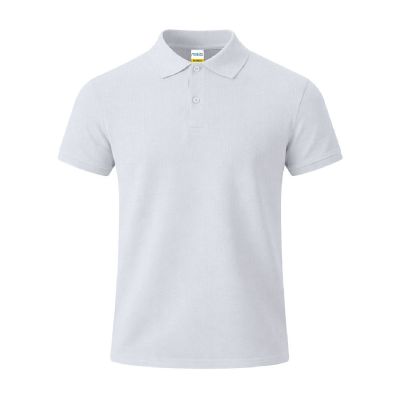 CHARLES - Kids White Polo Shirt
