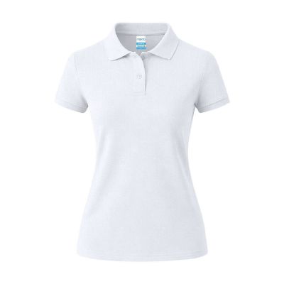 CHARLES - Women White Polo Shirt