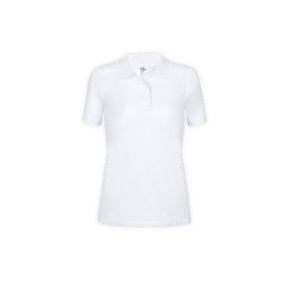 WPS180 - Women White Polo Shirt