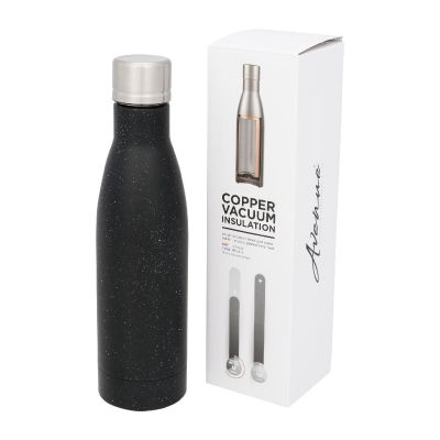 VASA - 500 ml speckled copper vacuum insulated bottle