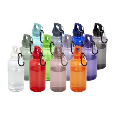 OREGON - 400 ml RCS certified recycled plastic water bottle with carabiner