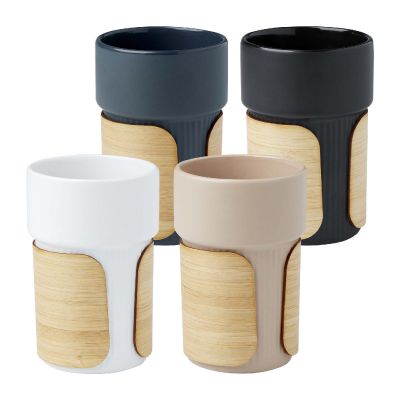 FIKA - 340 ml tumbler with bamboo sleeve