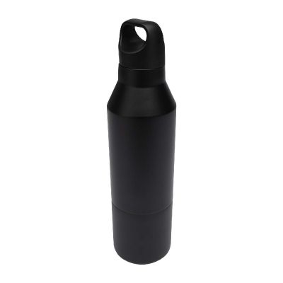 ODESSY - 600 ml RCS certified recycled stainless steel insulated bottle with 300 ml cup