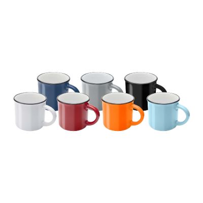 BARI - 240 ml ceramic mug with glossy finish