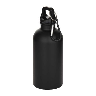 BOUNCE -Oregon 400 ml matte RCS recycled single wall stainless steel water bottle with carabiner