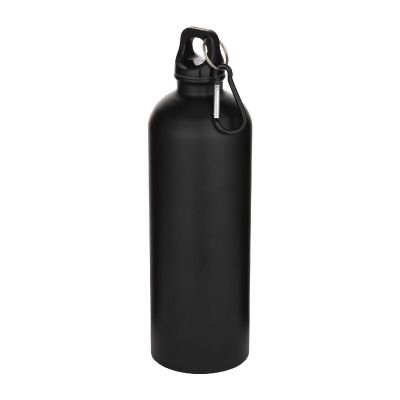 OREGON - 750 ml matte RCS recycled single wall stainless steel water bottle with carabiner