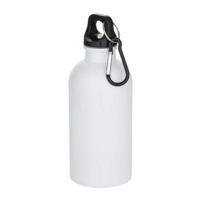 STEELBOTTLE 400 -Oregon 400 ml sublimation RCS recycled single wall stainless steel water bottle with carabiner