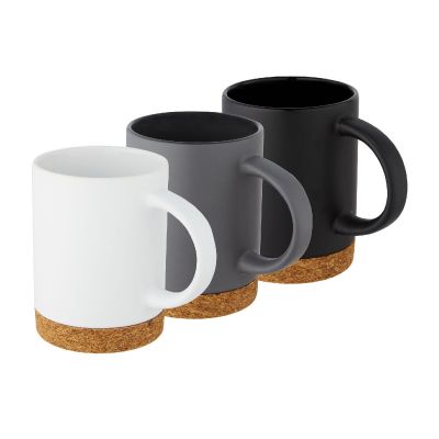 NEIVA - 425 ml ceramic mug with cork base