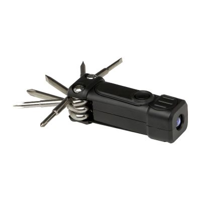 OCTO - 8-in-1 RCS recycled plastic screwdriver set with torch