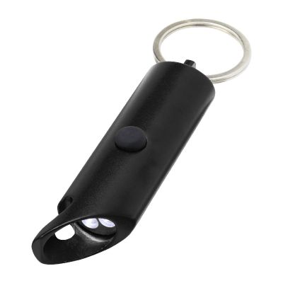 FLARE - RCS recycled aluminium IPX LED light and bottle opener with keychain