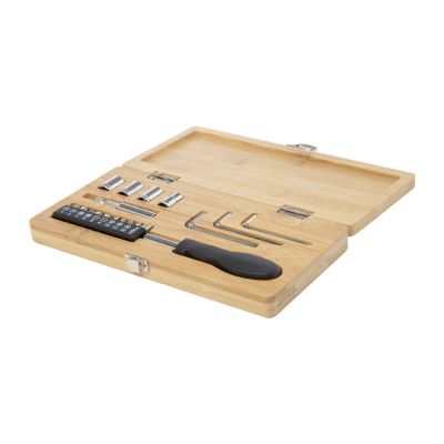 RIVET - 19-piece bamboo/recycled plastic tool set