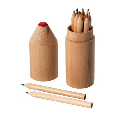 BOSSY - 12-piece coloured pencil set