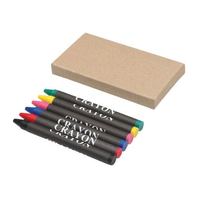 AYO - 6-piece coloured crayon set