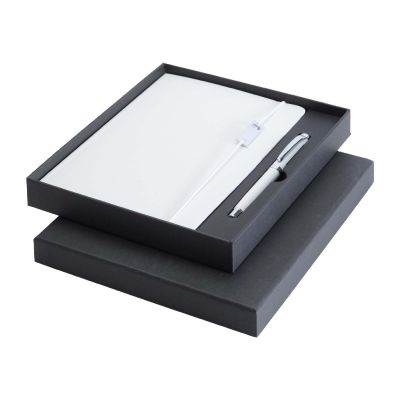 LEGATO ELEGANCE - A5 hard cover notebook and rollerball pen set