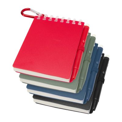 LIG MIN -i recycled outdoor soft cover notebook and ballpoint pen set (black ink)