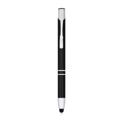 MONETA - anodized aluminium click stylus ballpoint pen (blue ink)