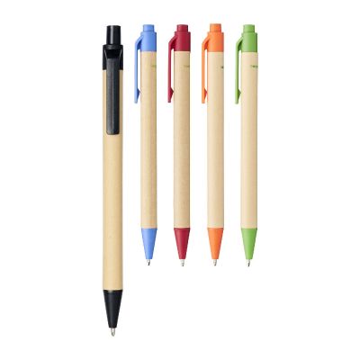 BERK - recycled carton and corn plastic ballpoint pen (black ink)