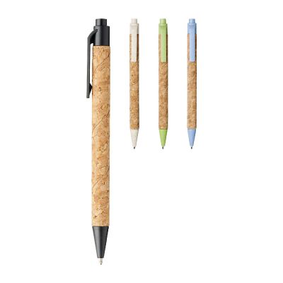 MIDAR - cork and wheat straw ballpoint pen (black ink)