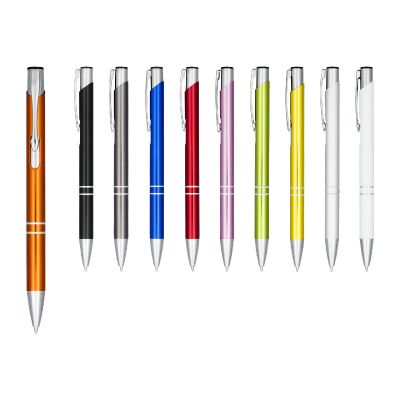 MONETA - anodized aluminium click ballpoint pen (black ink)