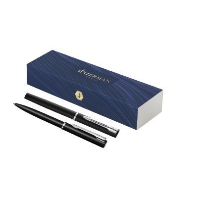 ALLURE -Waterman ballpoint and rollerball pen set (blue ink)