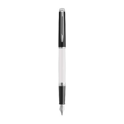 HEMISPHERE - colour blocking fountain pen with palladium trim (blue ink)
