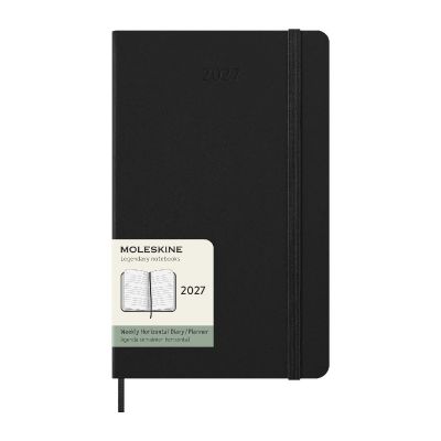 MOLESKINE - horizontal hard cover 12 month L weekly planner