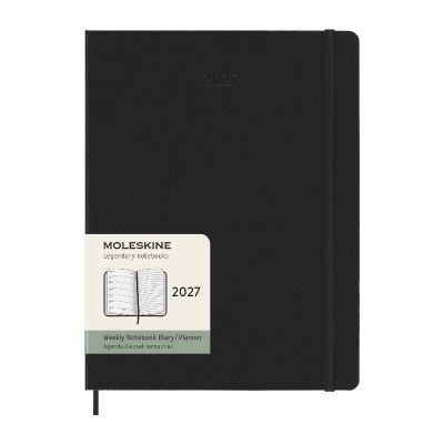 MOLESKINE - hard cover 12 month XL weekly planner