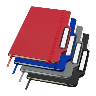 NEXUS - A5 hard cover notebook with pen and pencil combo (black ink)