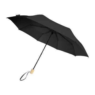BIRGIT - 21'' foldable windproof recycled PET umbrella