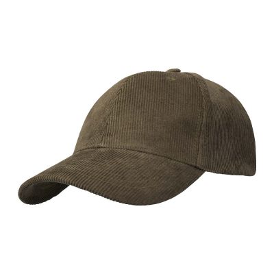 HUTTON - 6 panel 280 g/m² recycled corduroy cap