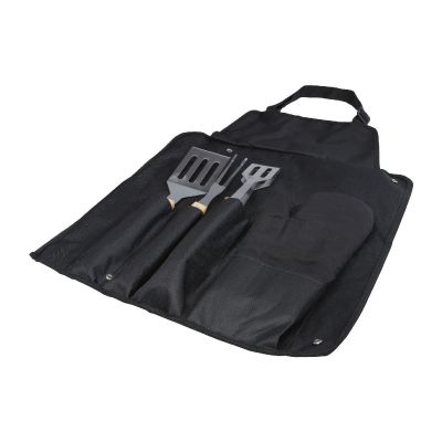GRIL - 3-piece BBQ tools set and glove