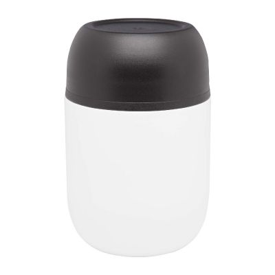 SUPO - 480 ml double-walled recycled stainless steel lunch pot with foldable spoon