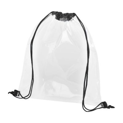 LANCASTER - transparent drawstring bag 5L