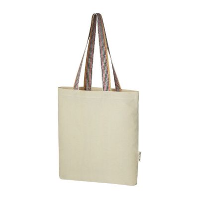 RAINBOW - 180 g/m² recycled cotton tote bag 5L