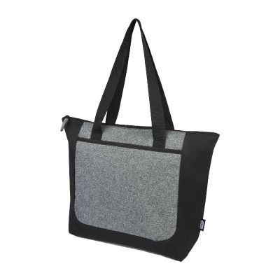 RECLAIM - GRS recycled two-tone zippered tote bag 15L